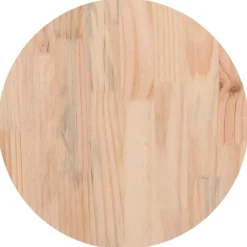 vidaXL Tafelblad rond Ø30x3 cm massief grenenhout wit