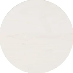 vidaXL Tafelblad rond Ø30x3 cm massief grenenhout wit