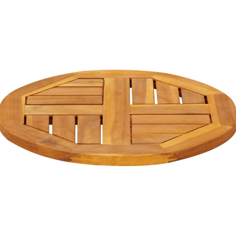 vidaXL Tafelblad rond Ø 40x2 cm massief acaciahout