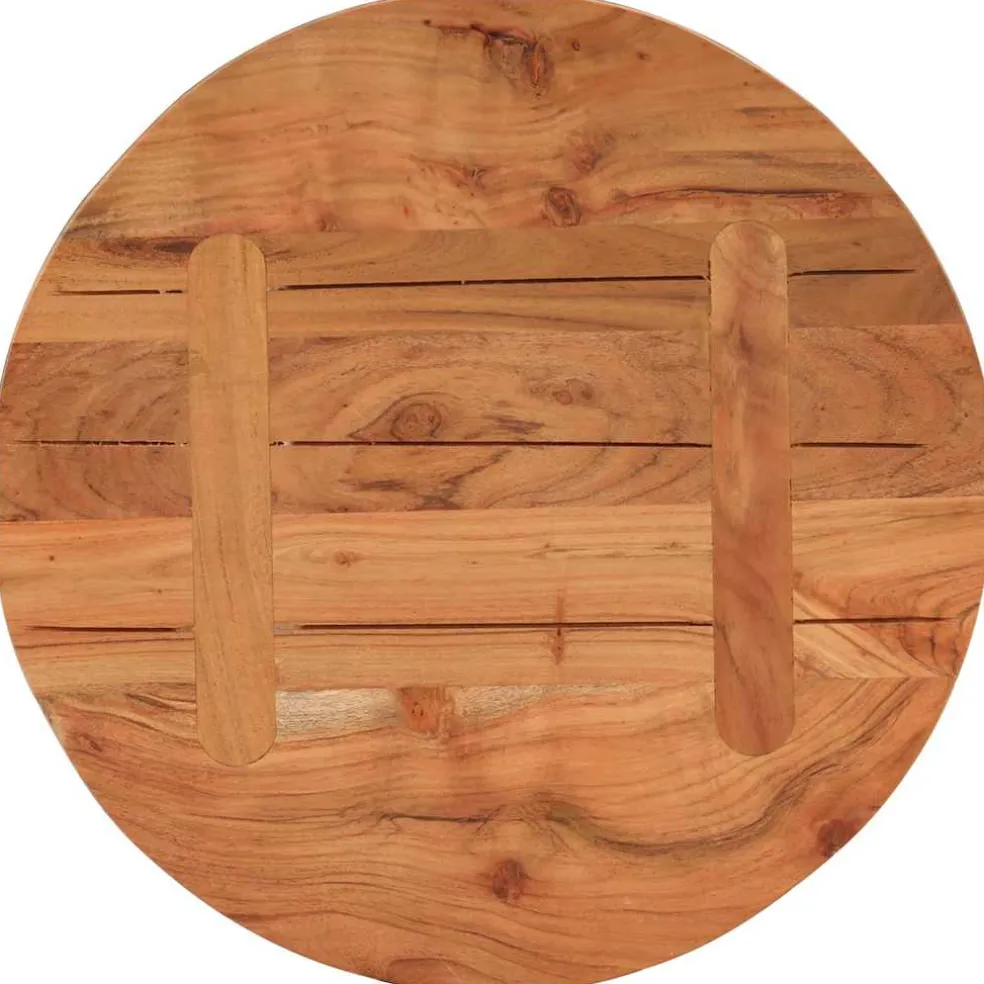 vidaXL Tafelblad rond Ø40x2,5 cm massief acaciahout