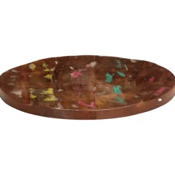 vidaXL Tafelblad rond Ø 40x3,8 cm massief gerecycled hout
