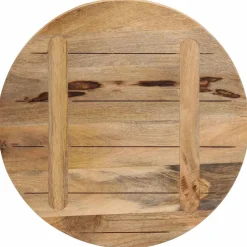 vidaXL Tafelblad rond Ø 40x2,5 cm massief ruw mangohout