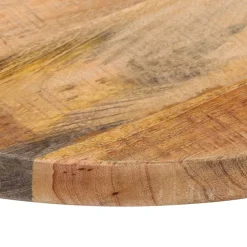 vidaXL Tafelblad rond Ø 40x1,5 cm massief ruw mangohout