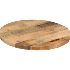 vidaXL Tafelblad rond Ø 40x1,5 cm massief ruw mangohout