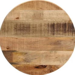 vidaXL Tafelblad rond Ø 40x1,5 cm massief ruw mangohout