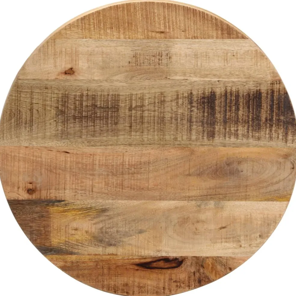 vidaXL Tafelblad rond Ø 40x1,5 cm massief ruw mangohout