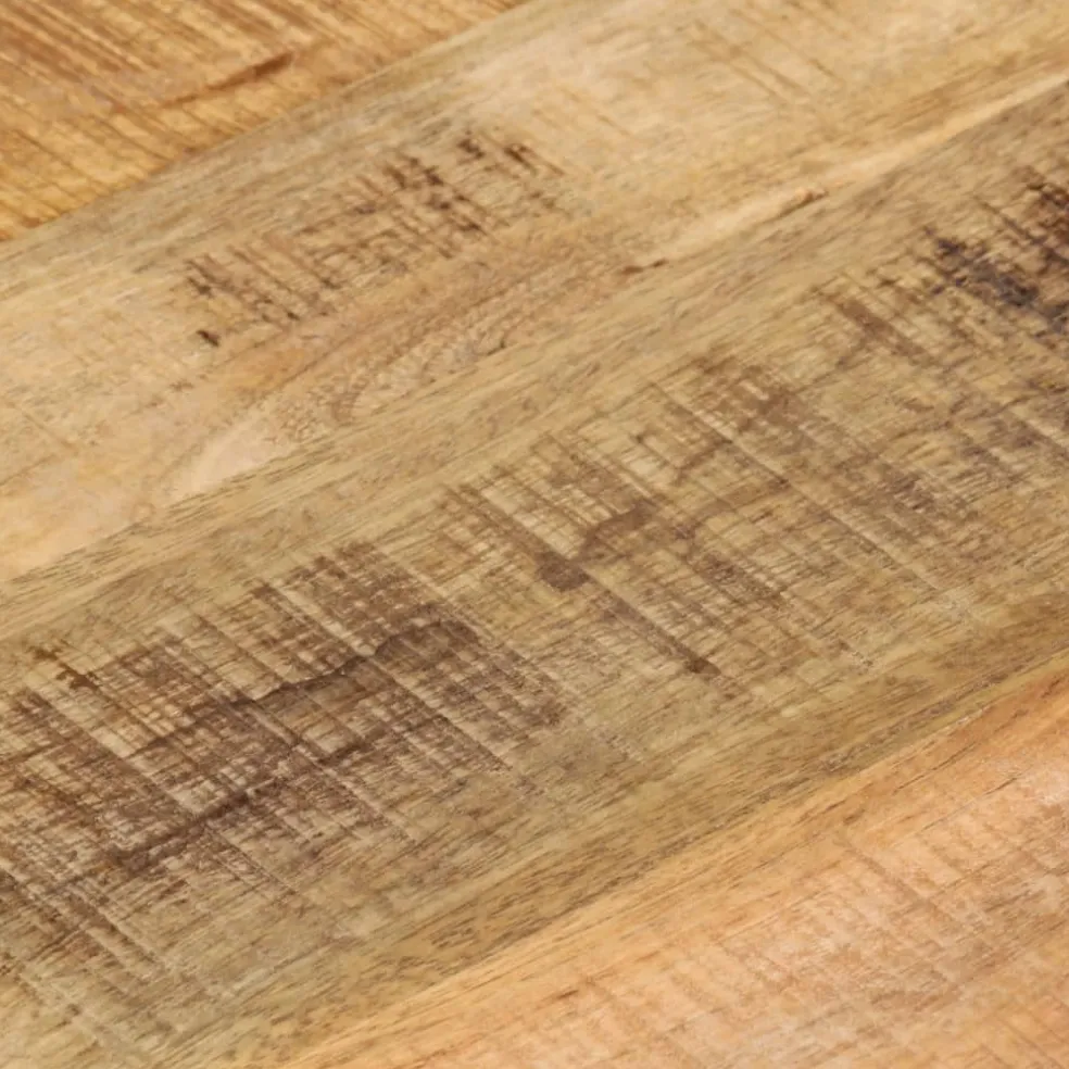 vidaXL Tafelblad rond Ø 40x1,5 cm massief ruw mangohout