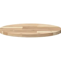 vidaXL Tafelblad rond Ø 40x2 cm massief acaciahout