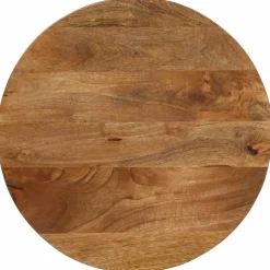 vidaXL Tafelblad rond Ø 40x3,8 cm massief ruw mangohout