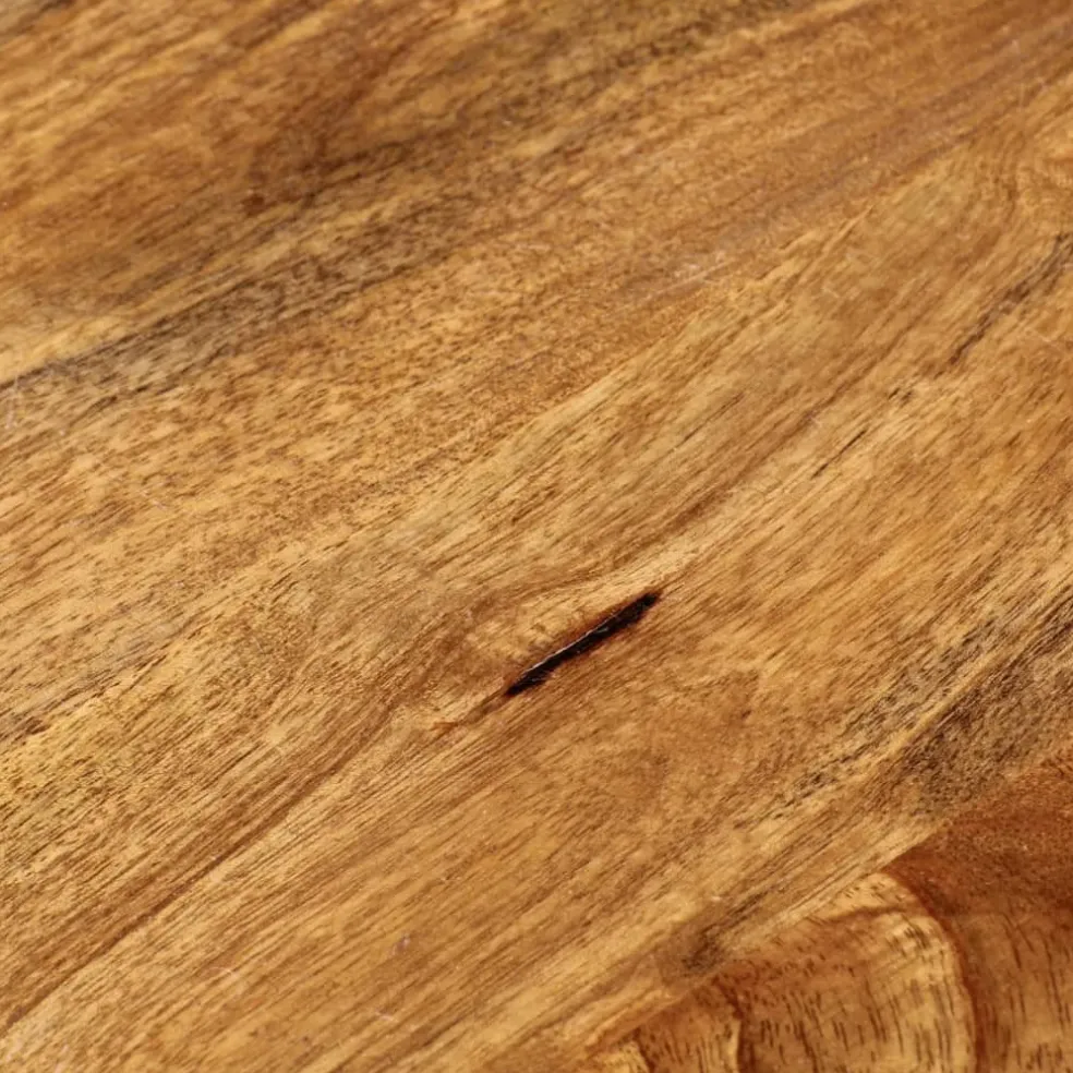 vidaXL Tafelblad rond Ø 40x3,8 cm massief ruw mangohout