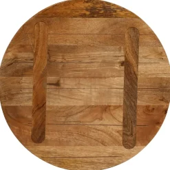 vidaXL Tafelblad rond Ø 40x3,8 cm massief ruw mangohout