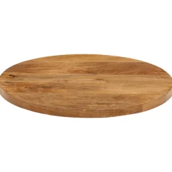 vidaXL Tafelblad rond Ø 40x3,8 cm massief ruw mangohout