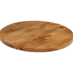 vidaXL Tafelblad rond Ø 40x3,8 cm massief ruw mangohout