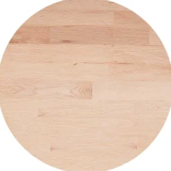 vidaXL Tafelblad rond Ø30x1,5 cm onbehandeld massief eikenhout