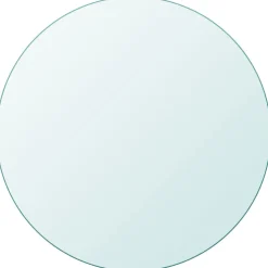 vidaXL Tafelblad van gehard glas 300 mm rond