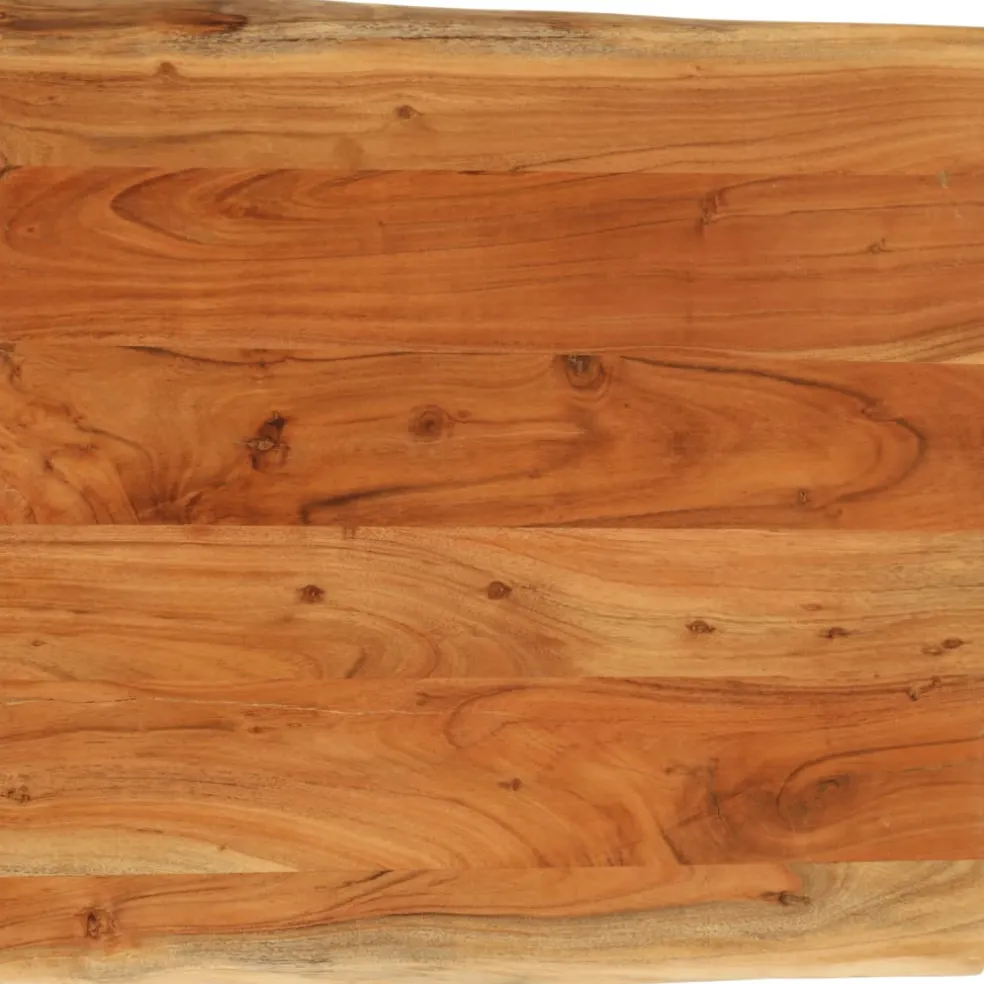 vidaXL Tafelblad vierkant natuurlijke rand 40x40x3,8 cm acaciahout