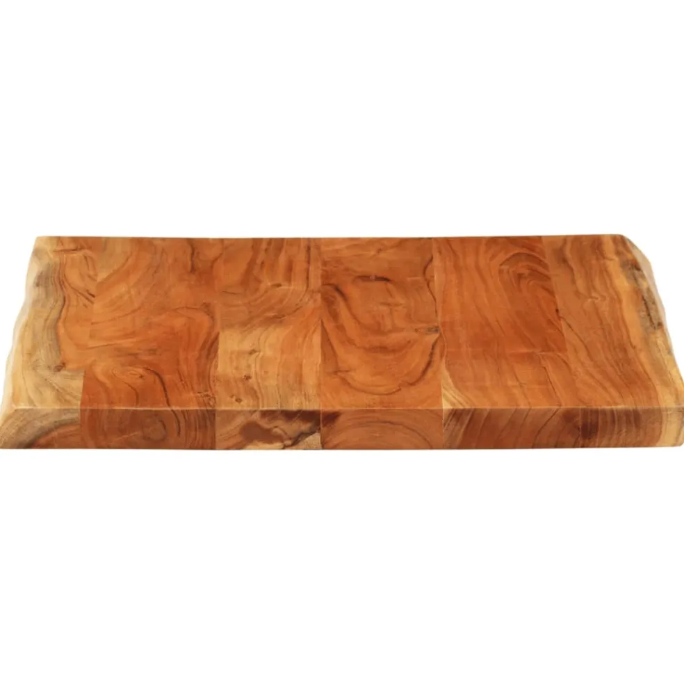 vidaXL Tafelblad vierkant natuurlijke rand 40x40x3,8 cm acaciahout