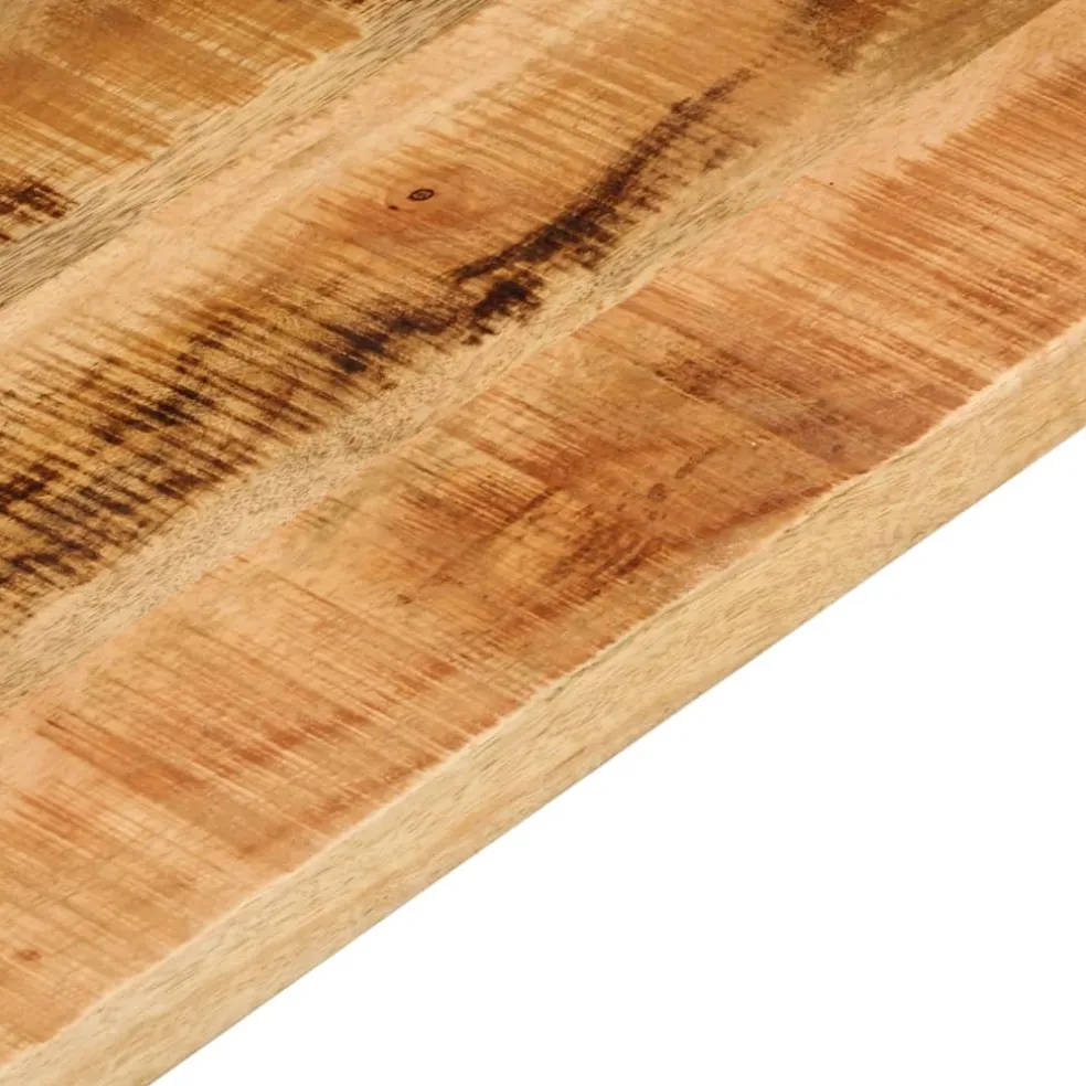 vidaXL Tafelblad vierkant 60x60x1,5 cm massief ruw mangohout