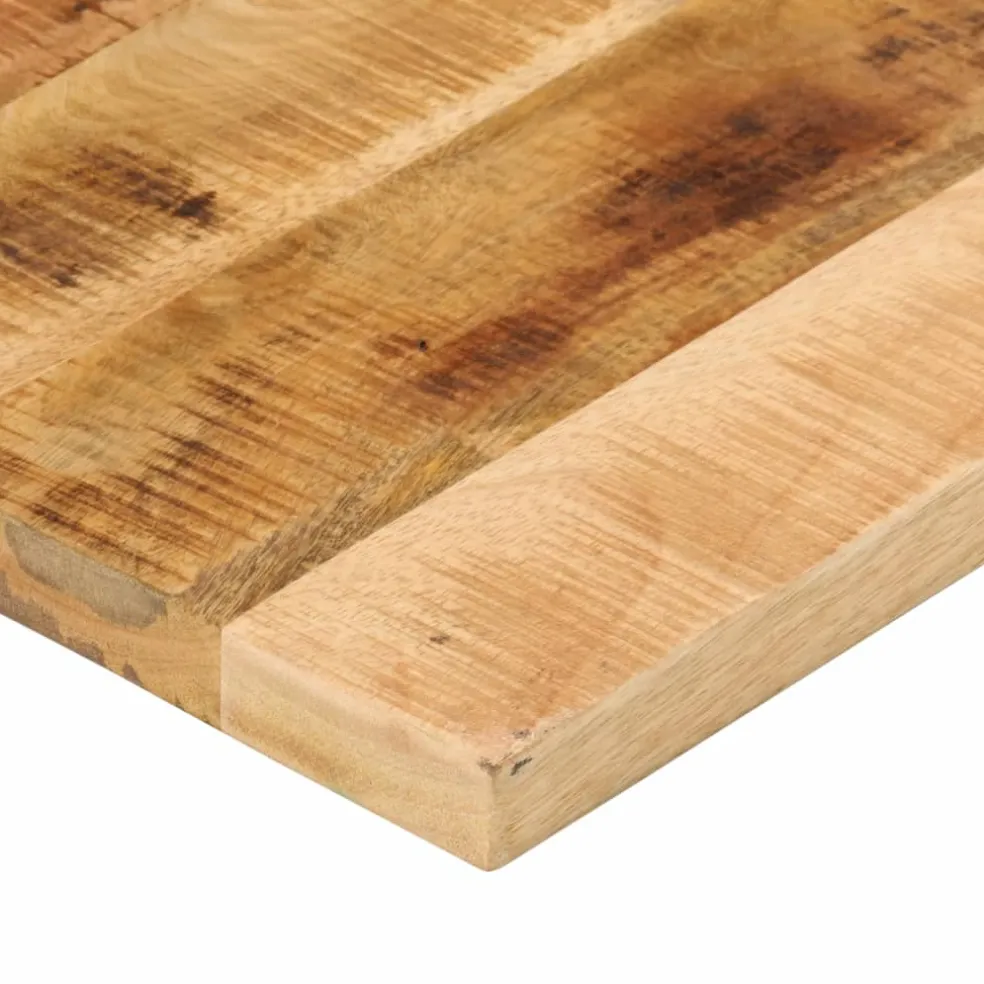 vidaXL Tafelblad vierkant 60x60x1,5 cm massief ruw mangohout