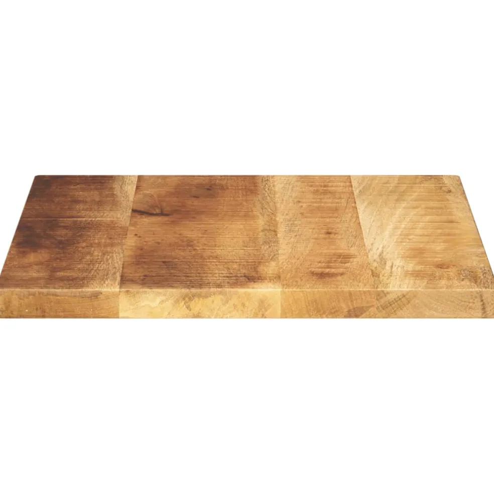 vidaXL Tafelblad vierkant 60x60x1,5 cm massief ruw mangohout