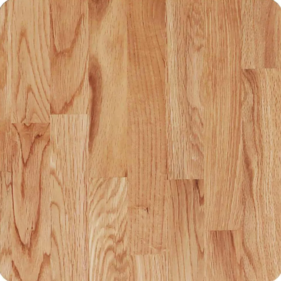 vidaXL Tafelblad vierkant 40x40x1,5cm massief eiken lichtbruin
