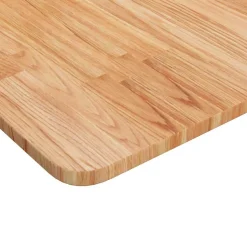 vidaXL Tafelblad vierkant 40x40x1,5cm massief eiken lichtbruin