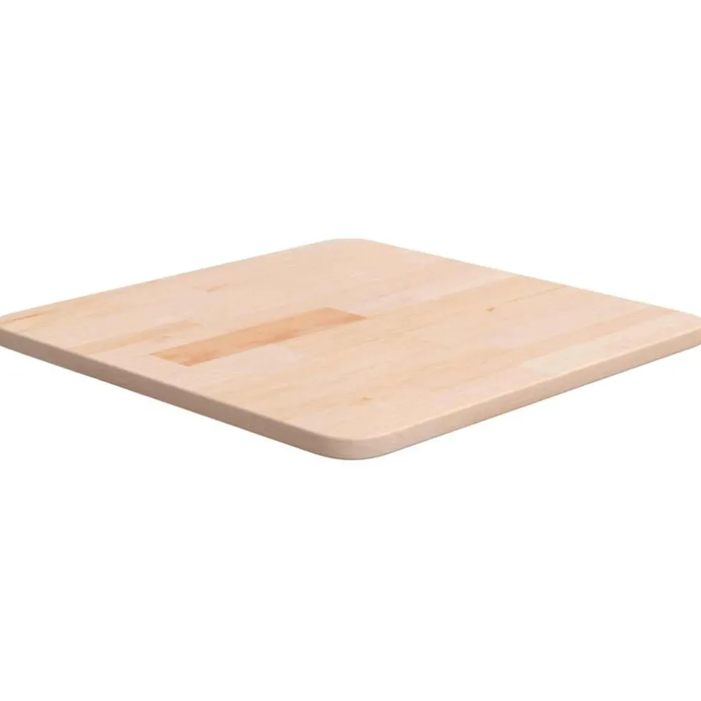 vidaXL Tafelblad vierkant 40x40x1,5 cm onbehandeld massief eikenhout