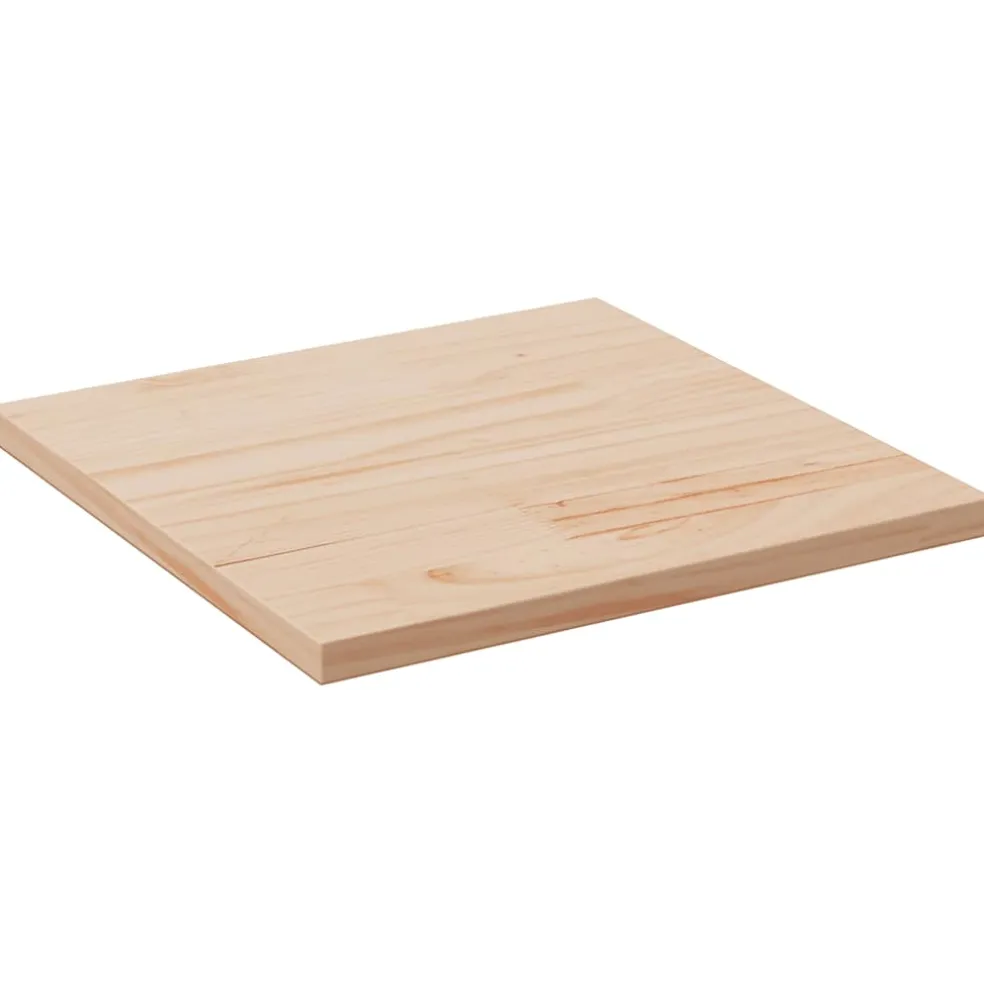 vidaXL Tafelblad vierkant 50x50x1,7 cm massief grenenhout
