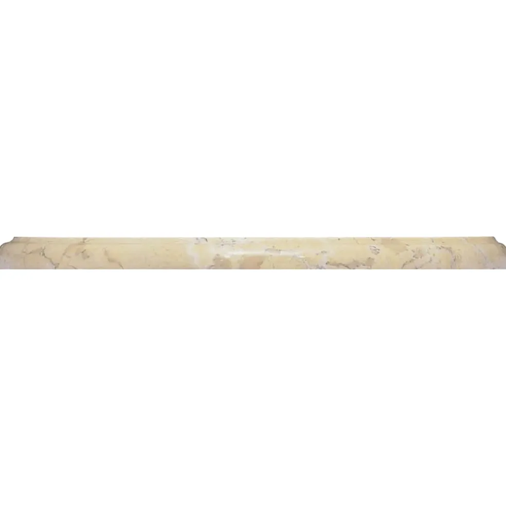 vidaXL Tafelblad Ø40x2,5 cm marmer crèmekleurig