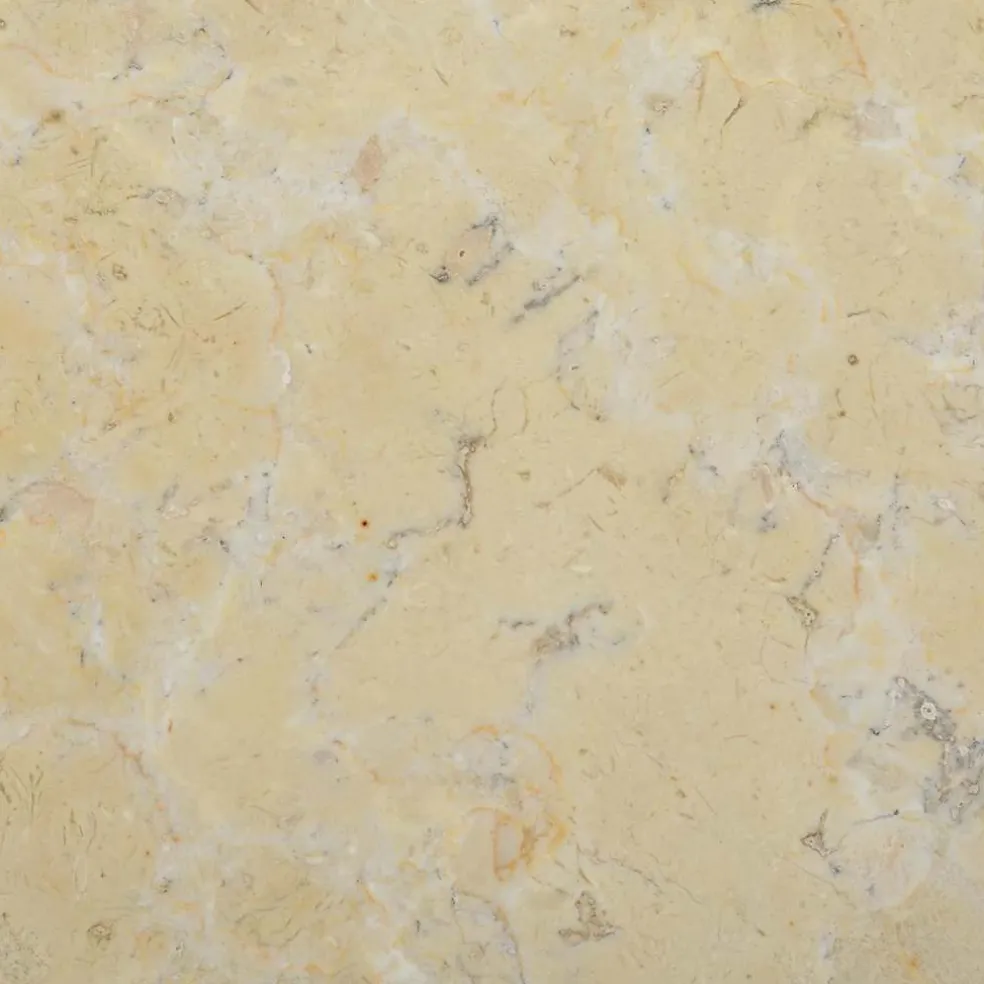 vidaXL Tafelblad Ø40x2,5 cm marmer crèmekleurig