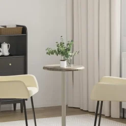 vidaXL Tafelblad Ø40x2,5 cm marmer grijs