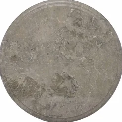 vidaXL Tafelblad Ø40x2,5 cm marmer grijs