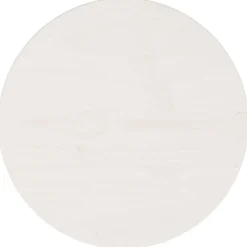 vidaXL Tafelblad Ø30x2,5 cm massief grenenhout wit