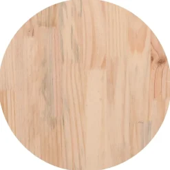 vidaXL Tafelblad Ø40x2,5 cm massief grenenhout