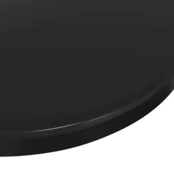 vidaXL Tafelblad Ø 30 x 1,5 cm Rond Bewerkt hout Zwart