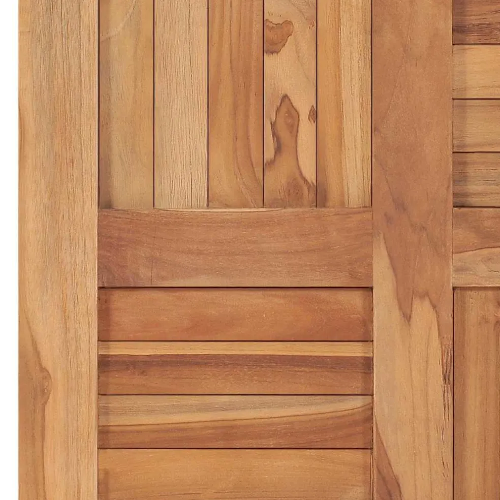 vidaXL Tafelblad 60x60x2,5 cm massief teakhout