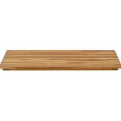 vidaXL Tafelblad 80 x 40 x 3,5 cm Rechthoekig Massief Teakhout Naturel