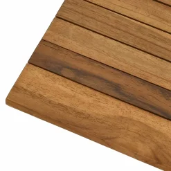 vidaXL Tafelblad 40 x 40 x 3,5 cm Vierkant Massief Teakhout Naturel