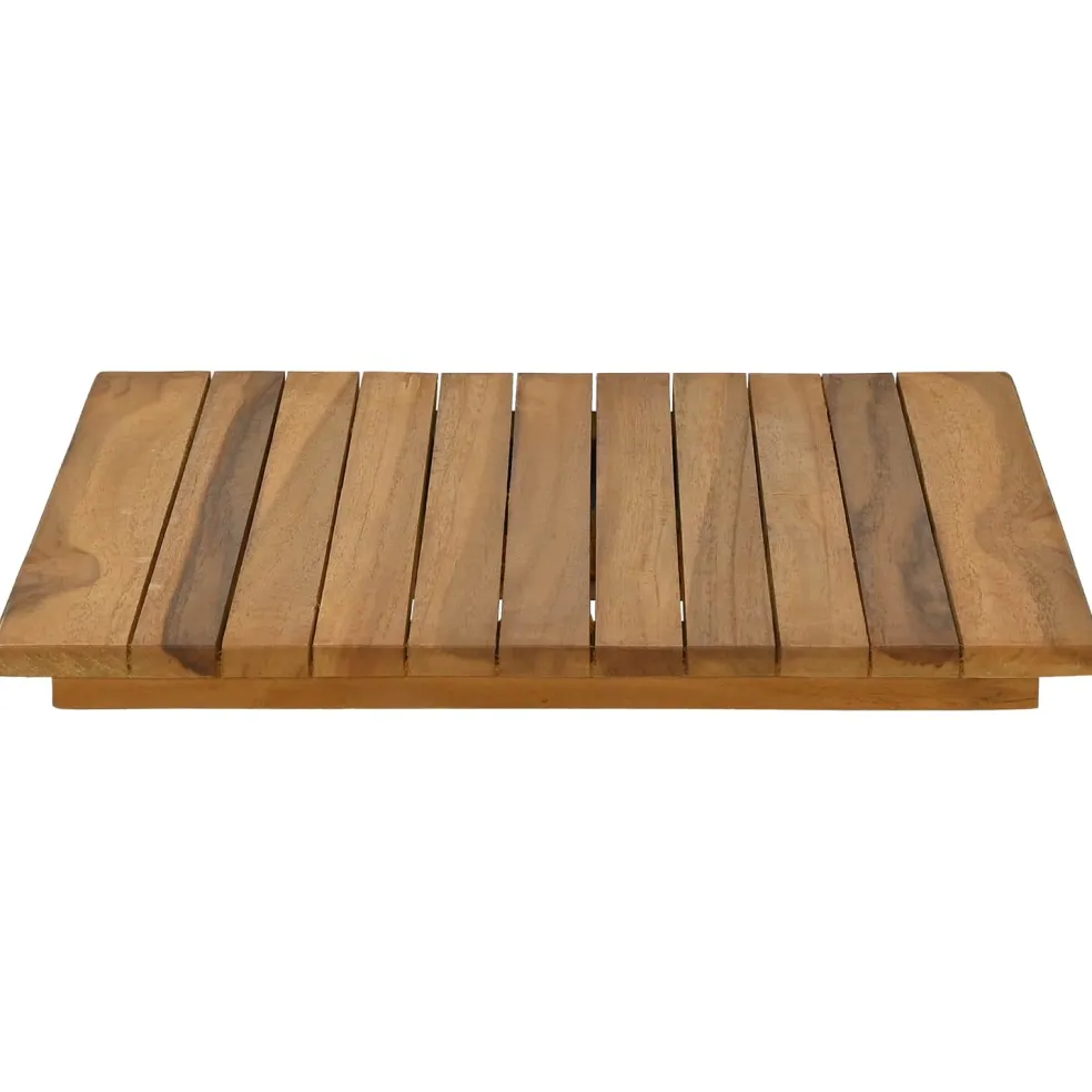 vidaXL Tafelblad 40 x 40 x 3,5 cm Vierkant Massief Teakhout Naturel