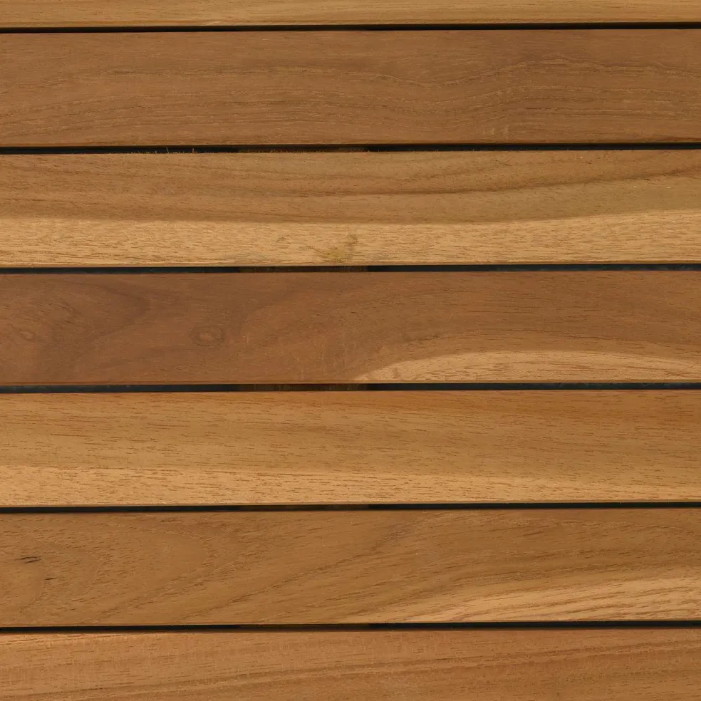 vidaXL Tafelblad 40 x 40 x 3,5 cm Vierkant Massief Teakhout Naturel