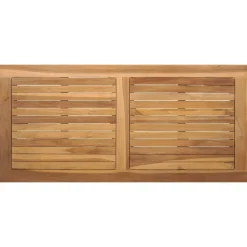 vidaXL Tafel Bruin 95 x 45 x 40 cm Massief Teakhout
