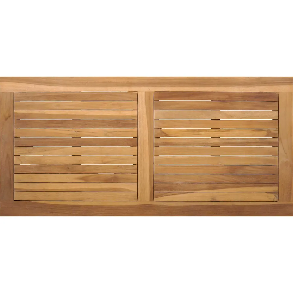 vidaXL Tafel Bruin 95 x 45 x 40 cm Massief Teakhout