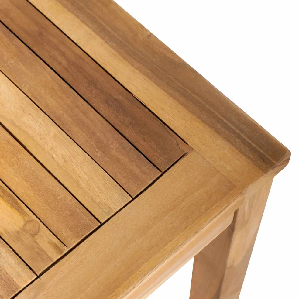 vidaXL Tafel Bruin 95 x 45 x 40 cm Massief Teakhout