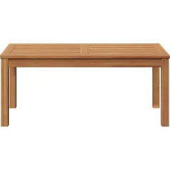 vidaXL Tafel Bruin 95 x 45 x 40 cm Massief Teakhout
