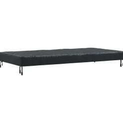 vidaXL Tafel Dek 82 x 182 x 15 cm Stof Rechthoekig Waterdicht Zwart