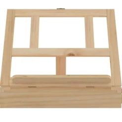 vidaXL Tafelezel met lade 33,5x25,5x7 cm massief grenenhout