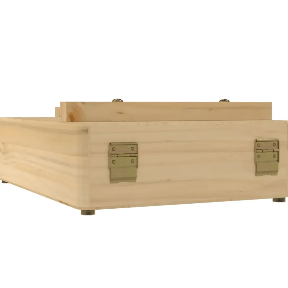 vidaXL Tafelezel 27x43x68 cm massief grenenhout