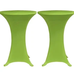 vidaXL Tafelhoes stretch 2 stuks 60 cm groen