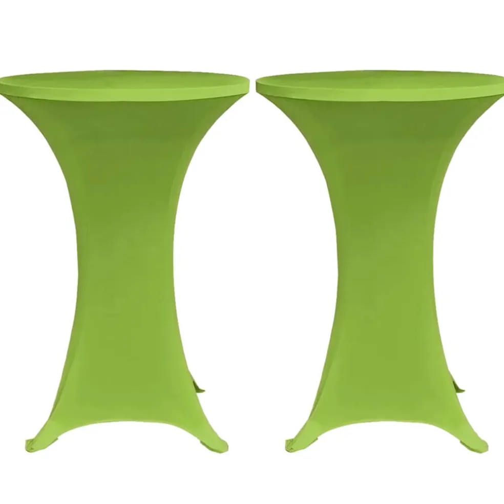 vidaXL Tafelhoes stretch 2 stuks 60 cm groen