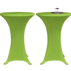 vidaXL Tafelhoes stretch 2 stuks 60 cm groen